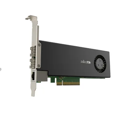 Mikrotik CCR2004-1G-2XS-PCIe Cloud Core Router en formato PCIe, para conexión directa a servidores