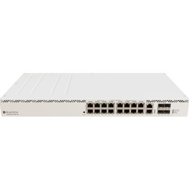 Mikrotik CRS320-8P-8B-4S+RM Switch PoE++ CPU dual core 800MHz, 256MB RAM, 17xGb Ethernet (8x802.3af/at, 8x802.3bt PoE-out), 4x10G SFP+, RouterOS L5, carcasa para rack 1U, fuente alimentación 600W