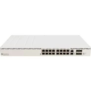 Mikrotik CRS320-8P-8B-4S+RM Switch PoE++ CPU dual core 800MHz, 256MB RAM, 17xGb Ethernet (8x802.3af/at, 8x802.3bt PoE-out), 4x10G SFP+, RouterOS L5, carcasa para rack 1U, fuente alimentación 600W