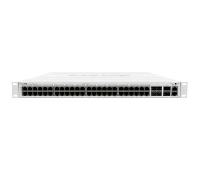 Mikrotik CRS354-48P-4S+2Q+RM Cloud Router Switch 48 LAN Gigabit RJ45 (todas con salida PoE), 4x SFP+ de 10G, 2x QSFP+ de 40G, Ro