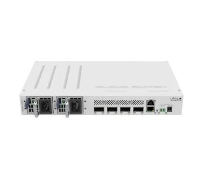 Mikrotik CRS504-4XQ-IN Cloud Router Switch 16x QSFP28 de 25G, 4x QSFP28 de 100G, 1x puerto 10/100 ethernet, escritorio/rack