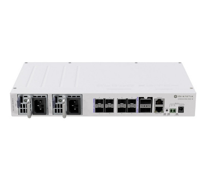 Mikrotik CRS510-8XS-2XQ-IN Cloud Router Switch con CPU QCA9531 a 650 MHz, 128 MB de RAM, chip 98DX4310, 2x QSFP28 100G, 8x SFP28