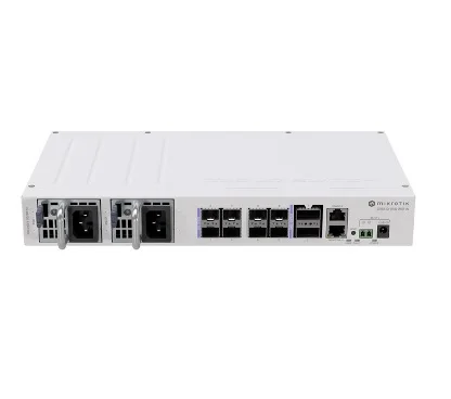 Mikrotik CRS510-8XS-2XQ-IN Cloud Router Switch con CPU QCA9531 a 650 MHz, 128 MB de RAM, chip 98DX4310, 2x QSFP28 100G, 8x SFP28