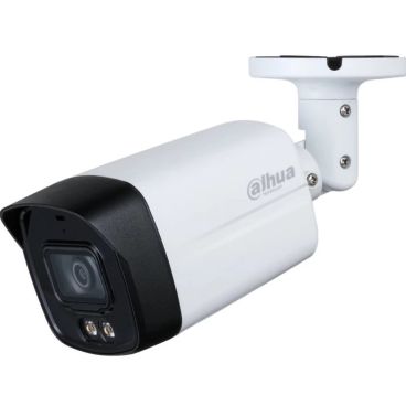 Dahua DH-HAC-HFW1200TLMP-IL-A-0280B-S6 - Cámara Analógica Formato Bullet, Resistente a Intemperie, Resolución 2MP 25fps (1920×1080px), Lente Fija (2.8mm), Visión Nocturna IR 40m, Alimentación por Fuente (no incl.)
