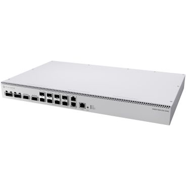 Mikrotik CRS812-8DS-2DQ Cloud Router Switch Multigigabit 4 núcleos a 2GHz, 4 GB RAM, 2x puertos Ethernet 10G, 8x SFP56 de 50G, 2x QSFP56 de 200G, 2x QSFP56-DD de 400G, RouterOS L6, carcasa para rack 1U