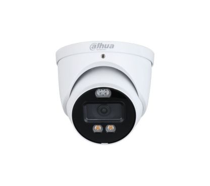 Dahua DH-HAC-ME1509HP-A-PV-0280B · 24/7 color imaging · Active deterrence with red blue light,siren and alarm out interface · Bu