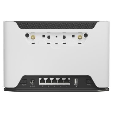 Mikrotik D53G-5HacD2HnD-TC&EG120K-EA CHATEAU LTE12 (2025) Chateau LTE12 Kit con CPU de cuatro núcleos a 716 MHz, 256 MB de RAM, 5x Gigabit LAN, wireless 802.11b/g/n de 2,4 / 5Ghz con antenas internas