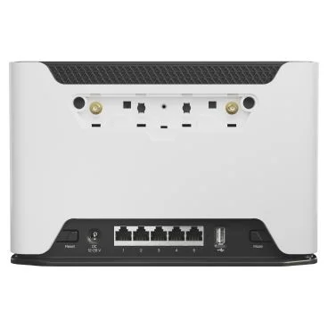 Mikrotik D53G-5HacD2HnD-TC&EG120K-EA CHATEAU LTE12 (2025) Chateau LTE12 Kit con CPU de cuatro núcleos a 716 MHz, 256 MB de RAM, 5x Gigabit LAN, wireless 802.11b/g/n de 2,4 / 5Ghz con antenas internas