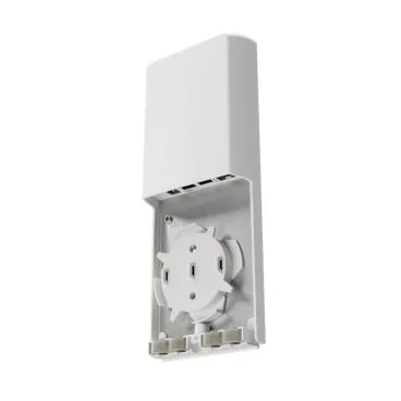 Mikrotik FTC11XG Conversor de fibra a cobre IP55 para transformar conexiones de fibra SFP+ 10 Gb a Ethernet RJ45 10Gb. Ejecuta una versión completa de SwOS Lite y tiene su propio chip de switch