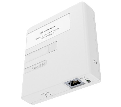 Mikrotik GPEN21 GPEN 21 (Red Ethernet pasiva Gigabit) inyector PoE inteligente fijo con puerto SFP