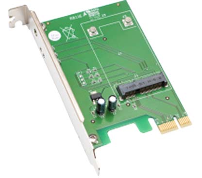 Mikrotik IA/MP1E RouterBOARD 11E miniPCI express œ PCI express adapter