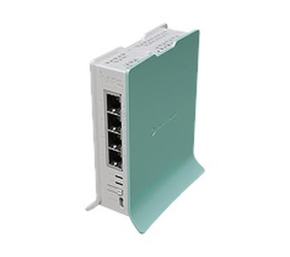 Mikrotik L41G-2axD (hAP ax lite) Router hAP ax lite con CPU de 1 GHz, 256 MB RAM, LAN de 4 Gbit, 2 interfaces wireless 802.11b/g