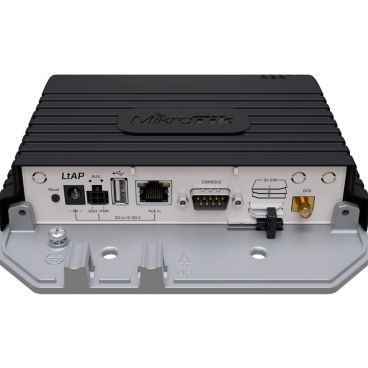 Mikrotik LtAP-2HnD&R11e-LTE7 LtAP LTE7 kit with dual core 880MHz CPU, 128MB RAM, 1 x Gigabit Eth port, built-in High Power 2.4Ghz 802.11b/g/n Dual Chain wireless with integrated antenna, LTE CAT7 modem for International bands 1/3