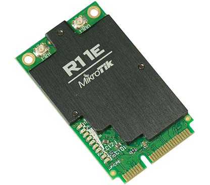 Mikrotik R11e-2HnD Tarjeta miniPCI-e 802.11b/g/n con conectores u.fl