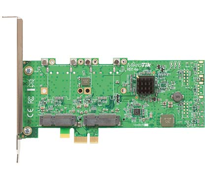 Mikrotik RB/14e RB14e RouterBOARD 14e Four slot miniPCIe-PCIe adapter
