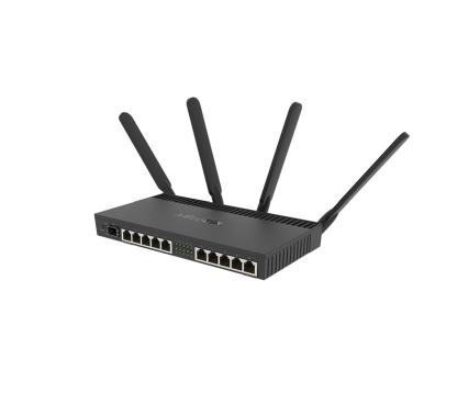 Mikrotik RB4011iGS+5HacQ2HnD-IN con CPU Annapurna Alpine AL21400 Cortex A15 (4 núcleos, 1,4 GHz por núcleo), 1 GB de RAM, 10xGbi