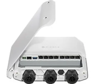 Mikrotik RB5009UPR+S+OUT Router CPU MarvellArmada ARMv8 4 núcleos, 1GB RAM, 1GB almac., 1xLAN 2,5Gb y 7xLAN 1Gb (ambos 802.3af/a