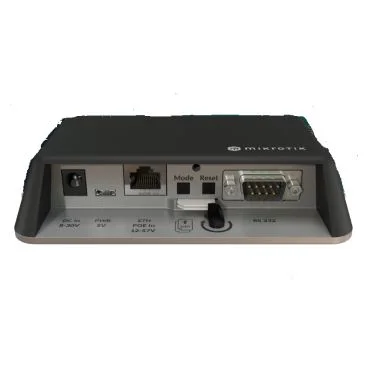 Mikrotik RB912R-2nD-LTm&EC200A-EU (LTAP MINI LTE KIT V2) Punto de acceso WiFI4 mini resistente a la intemperie (IP54) con GPS, módem LTE y antena LTE. CPU 650MHz, 64MB RAM, 1xRJ45, wireless dual chain 2,4 GHz, DualSIM, RouterOSL4,