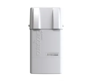 Mikrotik RB912UAG-5HPnD-OUT (BASEBOX5) con CPU Atheros de 600Mhz, 64MB de RAM, 1xGigabit LAN, USB, miniPCIe, wireless integrado