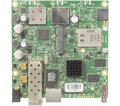 Mikrotik RB922UAGS-5HPacD con CPU Atheros de 720MHz, 128MB de RAM, 1xGigabit LAN, USB, 1xSFP, miniPCIe, ranura SIM, wireless int