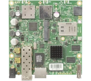 Mikrotik RB922UAGS-5HPacD con CPU Atheros de 720MHz, 128MB de RAM, 1xGigabit LAN, USB, 1xSFP, miniPCIe, ranura SIM, wireless int