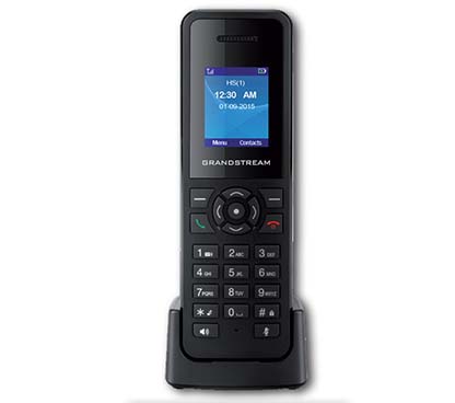 Grandstream DP720 Terminal/supletorio IP DECT para DP750/DP752/DP755. 10 cuentas SIP,10 líneas y conferencia 3 vías.Hasta 20h. de conversación. Alcance:300m. Ext y 50 int.,pantalla TFT LCD 1