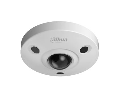 Dahua DH-IPC-EBW81230P - Cámara IP Formato Fisheye Panorámico, Resistente a Intemperie, Resolución 12MP 25fps (4000×3000px), Lente Fija (1,98mm), Alimentación PoE y por Fuente (no incl.), Ra