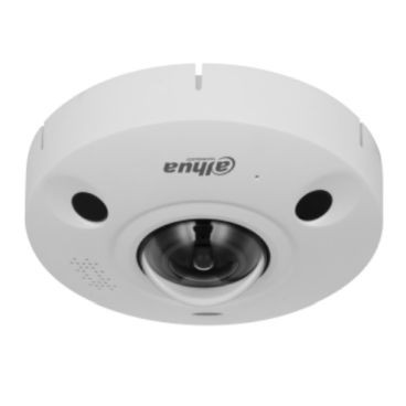 Dahua DH-IPC-EBW8842P-AS - Cámara IP Formato Fisheye Resistente a Intemperie, 8MP 25/30fps (3280×2480px), Lente Fija (1,85mm), Alimentación PoE y por Fuente (no incl.), Ranura MicroSD