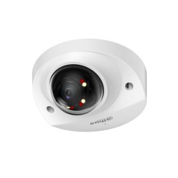 Dahua DH-IPC-HDBW2449FP-AS-IL-0280B - Cámara IP Formato Domo, Resistente a Intemperie, Resolución 4MP 20fps (2688×1520px), Lente Fija (2.8mm), Visión Nocturna IR 30m, Alimentación PoE y por Fuente (no incl.), Ranura MicroSD