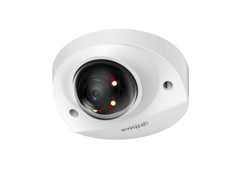 Dahua DH-IPC-HDBW2449FP-AS-IL-0360B - Cámara IP Formato Domo, Resistente a Intemperie, Resolución 4MP 20fps (2688×1520px), Lente Fija (3.6mm), Visión Nocturna IR 30m, Alimentación PoE y por Fuente (no incl.), Ranura MicroSD