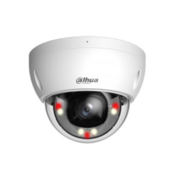 Dahua DH-IPC-HDBW2849EP-S-IL-0280B - Cámara IP Formato Domo, Resistente a Intemperie, Resolución 8MP 20fps (3840×2160px), Lente Fija (2.8mm), Visión Nocturna IR 30m, Alimentación PoE y por Fuente (no incl.), Ranura MicroSD