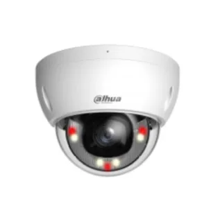 Dahua DH-IPC-HDBW2849EP-S-IL-0280B - Cámara IP Formato Domo, Resistente a Intemperie, Resolución 8MP 20fps (3840×2160px), Lente Fija (2.8mm), Visión Nocturna IR 30m, Alimentación PoE y por F