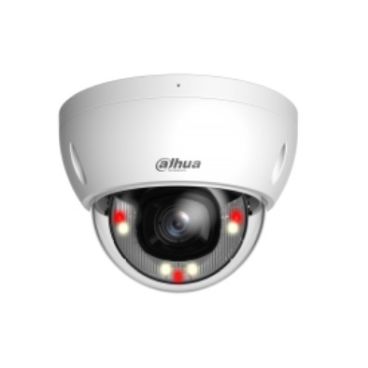 Dahua DH-IPC-HDBW2849EP-S-IL-0360B - Cámara IP Formato Domo, Resistente a Intemperie, Resolución 8MP 20fps (3840×2160px), Lente Fija (3.6mm), Visión Nocturna IR 30m, Alimentación PoE y por Fuente (no incl.), Ranura MicroSD