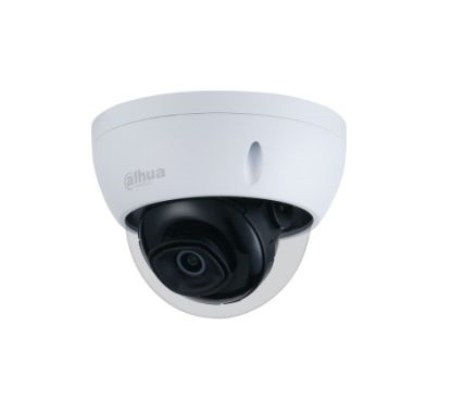 Dahua DH-IPC-HDBW3241EP-S-0280B-S2 - Cámara IP Formato Domo, Resistente a Intemperie, Resolución 2MP 30fps (1920×1080px), Lente Fija (2.8mm), Visión Nocturna IR 50m, Alimentación PoE y por Fuente (no incl.), Ranura MicroSD