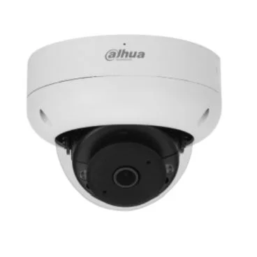 Dahua DH-IPC-HDBW3441RP-AS-P-0210B - Cámara IP Formato Domo, Resistente a Intemperie, Resolución 4MP 20fps (2688×1520px), Lente Fija (2.1mm), Visión Nocturna IR 15m, Alimentación PoE y por Fuente (no incl.), Ranura MicroSD