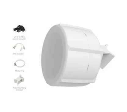 Mikrotik RBSXTR ( SXT R ) con antena direccional LTE de 10,5dBi y 60 grados, CPU de 650MHz, 64MB de RAM, 2xLAN (una con PoE-OUT)