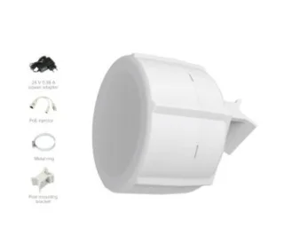 Mikrotik RBSXTR ( SXT R ) con antena direccional LTE de 10,5dBi y 60 grados, CPU de 650MHz, 64MB de RAM, 2xLAN (una con PoE-OUT)