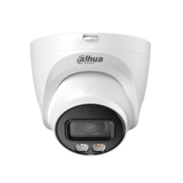 Dahua DH-IPC-HDW21249TP-S-IL-0280B - Cámara IP Formato Turret, Resistente a Intemperie, Resolución 12MP 15 fps (4480 × 2512) 5MP 25/30 fps (3072×1728px), Lente Fija (2.8mm), Visión Nocturna IR y Luz Blanca 30m, Alimentación PoE y