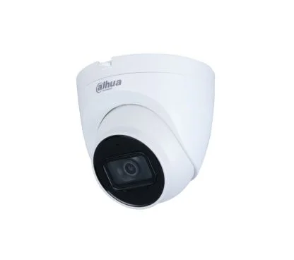 Dahua DH-IPC-HDW2230TP-AS-0280B-S2-QH3 - Cámara IP Formato Turret, Resistente a Intemperie, Resolución 2MP 25fps (1920×1080px), Lente Fija (2.8mm), Visión Nocturna IR 30m, Alimentación PoE y por Fuente (no incl.), Ranura MicroSD