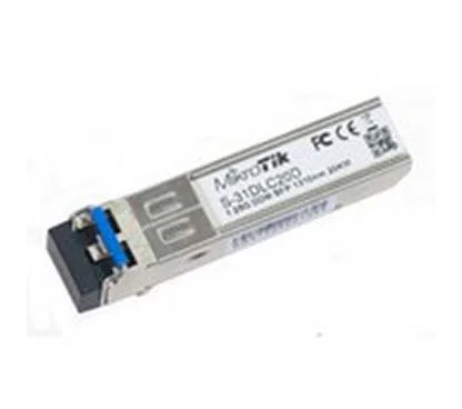 Mikrotik S-31DLC20D Módulo SFP 1.25G SM 20km 1310nm Doble conector LC