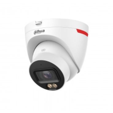 Dahua DH-IPC-HDW2249TP-S-LED-0280B-PRO - Cámara IP Formato Domo, Resistente a Intemperie, Resolución 2MP 25fps (1920×1080), Lente Fija (2.8mm), Visión Nocturna IR 30m, Alimentación PoE y por Fuente (no incl.), Ranura MicroSD