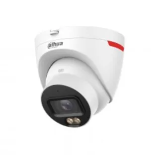 Dahua DH-IPC-HDW2249TP-S-LED-0280B-PRO - Cámara IP Formato Domo, Resistente a Intemperie, Resolución 2MP 25fps (1920×1080), Lente Fija (2.8mm), Visión Nocturna IR 30m, Alimentación PoE y por