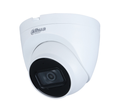 Dahua DH-IPC-HDW2431TP-AS-0280B-S2 Cámara IP Formato Turret, Resistente a Intemperie, Resolución 4MP 25/30fps (2560×1440px), Lente Fija (2.8mm), Visión Nocturna IR 30m, Alimentación PoE y po