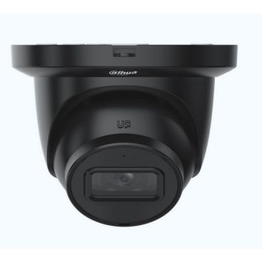 Dahua DH-IPC-HDW2441TMP-S-DG-0280B - Cámara IP Formato Turret, Resistente a Intemperie, Resolución 4MP 25-30fps (2560×1440px), Lente Fija (2.8mm), Visión Nocturna IR 30m, Alimentación PoE y por Fuente (no incl.), Ranura MicroSD