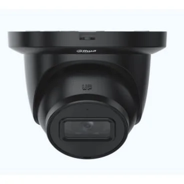 Dahua DH-IPC-HDW2441TMP-S-DG-0280B - Cámara IP Formato Turret, Resistente a Intemperie, Resolución 4MP 25-30fps (2560×1440px), Lente Fija (2.8mm), Visión Nocturna IR 30m, Alimentación PoE y por Fuente (no incl.), Ranura MicroSD