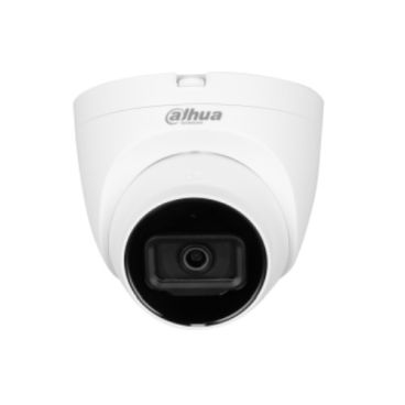 Dahua DH-IPC-HDW2441TP-S-0360B - Cámara IP Formato Turret, Resistente a Intemperie, Resolución 4MP 20fps (2688×1520px), Lente Fija, Visión Nocturna IR 30m, Alimentación PoE y por Fuente (no incl.), Ranura MicroSD