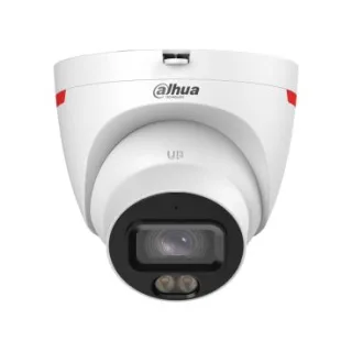 Dahua DH-IPC-HDW2449TP-S-LED-0280B-PRO-S1 - Cámara IP Formato Turret, Resistente a Intemperie, Resolución 4MP 20fps (2688×1520px), Lente Fija (2.8mm), Visión Nocturna 30m. (Luz Blanca, sin I