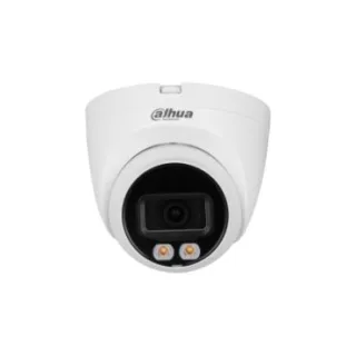 Dahua DH-IPC-HDW2449TP-S-LED-0360B-PRO-S1 - Cámara IP Formato Turret, Resistente a Intemperie, Resolución 4MP 20fps (2688×1520px), Lente Fija (3.6mm), Visión Nocturna 30m. (Luz Blanca, sin I