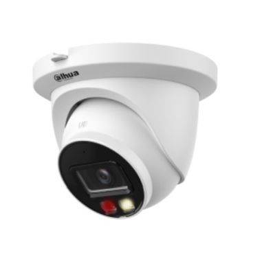 Dahua DH-IPC-HDW2849TMP-S-IL-0360B - Cámara IP Formato Turret, Resistente a Intemperie, Resolución 8MP 20fps (3840×2160px), Lente Fija, Visión Nocturna IR 30m, Alimentación PoE y por Fuente (no incl.), Ranura MicroSD