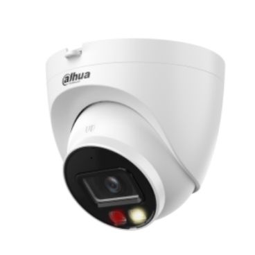 Dahua DH-IPC-HDW2849TP-S-IL-0280B - Cámara IP Formato Turret, Resistente a Intemperie, Resolución 8MP 20fps (3840×2160px), Lente Fija, Visión Nocturna IR 30m, Alimentación PoE y por Fuente (no incl.), Ranura MicroSD